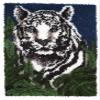 Wonderart Latch Hook Yarn, White Tiger view 1