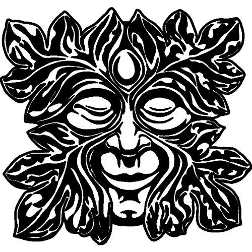 Azeeda 'Green Man' Unmounted Rubber Stamp - for Crafting, Scrapbooking and Card Making - Size A8 (RS00027092)