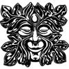 Azeeda 'Green Man' Unmounted Rubber Stamp - for Crafting, Scrapbooking and Card Making - Size A8 (RS00027092) view 1