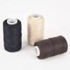 High Strength Polyester Thread for Drapery, Beading, Purses, Leather, Hair Weaving Threads and Needle for Hair Extensions, Wig DIY (Black-Brown-Blonde view 2