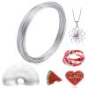 18 Gauge Aluminum Wire for Crafting - 52 Ft Bendable Sculpting Wire, Tarnish Resistant for Jewelry Making, Sculpture & DIY Art Crafts (1mm Thickness) view 1
