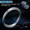 18 Gauge Aluminum Wire for Crafting - 52 Ft Bendable Sculpting Wire, Tarnish Resistant for Jewelry Making, Sculpture & DIY Art Crafts (1mm Thickness) view 3