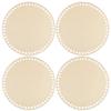 4pcs Wooden Bag Bottom Natural Wood Base Shaper Crochet Basket Base for DIY Knitting Crochet Yarn Storage Bag Weaving Crafts Home Decoration view 1