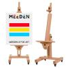 MEEDEN Large Art Easel for Painting: Solid Beech Wood Heavy Duty Artist Easel for Adults Beginner Painters - Professional Painting Easel with Tilts Flat can Holds Canvas Art Up to 71" for Art Studio view 1