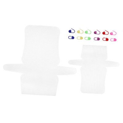 EXCEART 1set Handmade Bag Supplies Plastic Mesh Sheets for Crafting Material for Knitting Handbags for Projects and Educational Toys