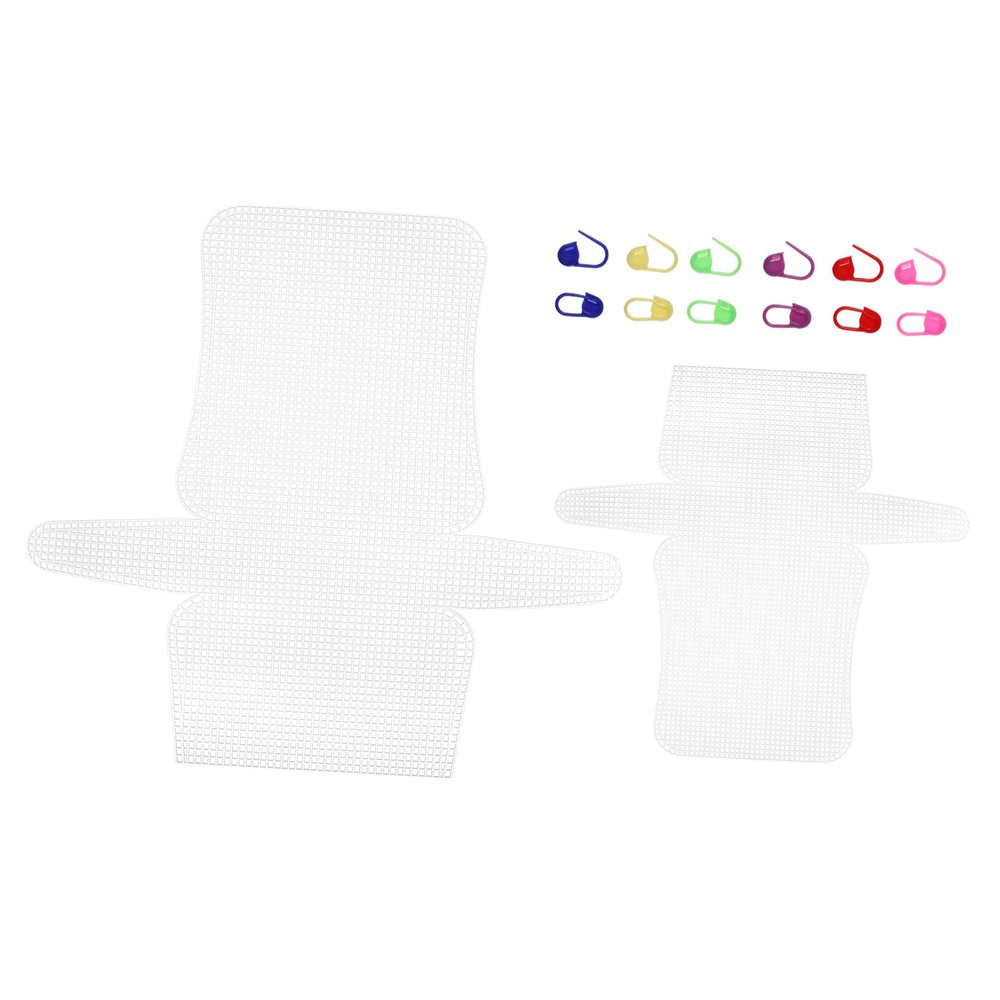 EXCEART 1set Handmade Bag Supplies Plastic Mesh Sheets for Crafting Material for Knitting Handbags for Projects and Educational Toys
