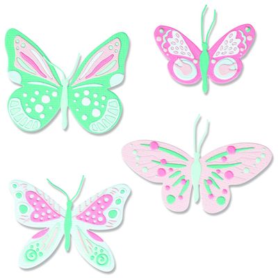 Sizzix Thinlits Die Set 29PK Patterned Butterflies by Jenna Rushforth | 665896 |Chapter 2 2022, Multicolor