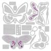 Sizzix Thinlits Die Set 29PK Patterned Butterflies by Jenna Rushforth | 665896 |Chapter 2 2022, Multicolor view 2