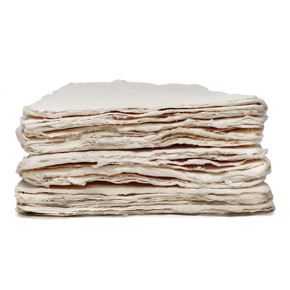 Artway Indigo - A6 Cotton Rag Paper - 100% Cotton/Handmade - 500gsm Mid Texture - A6 (35 Sheets), White