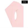 3x5 Mat For 6x7.5 Frame - Precut Soft Pink Oval Shaped Photo Mat Board Opening - Acid Free Matte and Bevel Cut for Family Photos, Pack of 25 Matboards Show Kit With Acid Free Backings & Clear Bags view 2