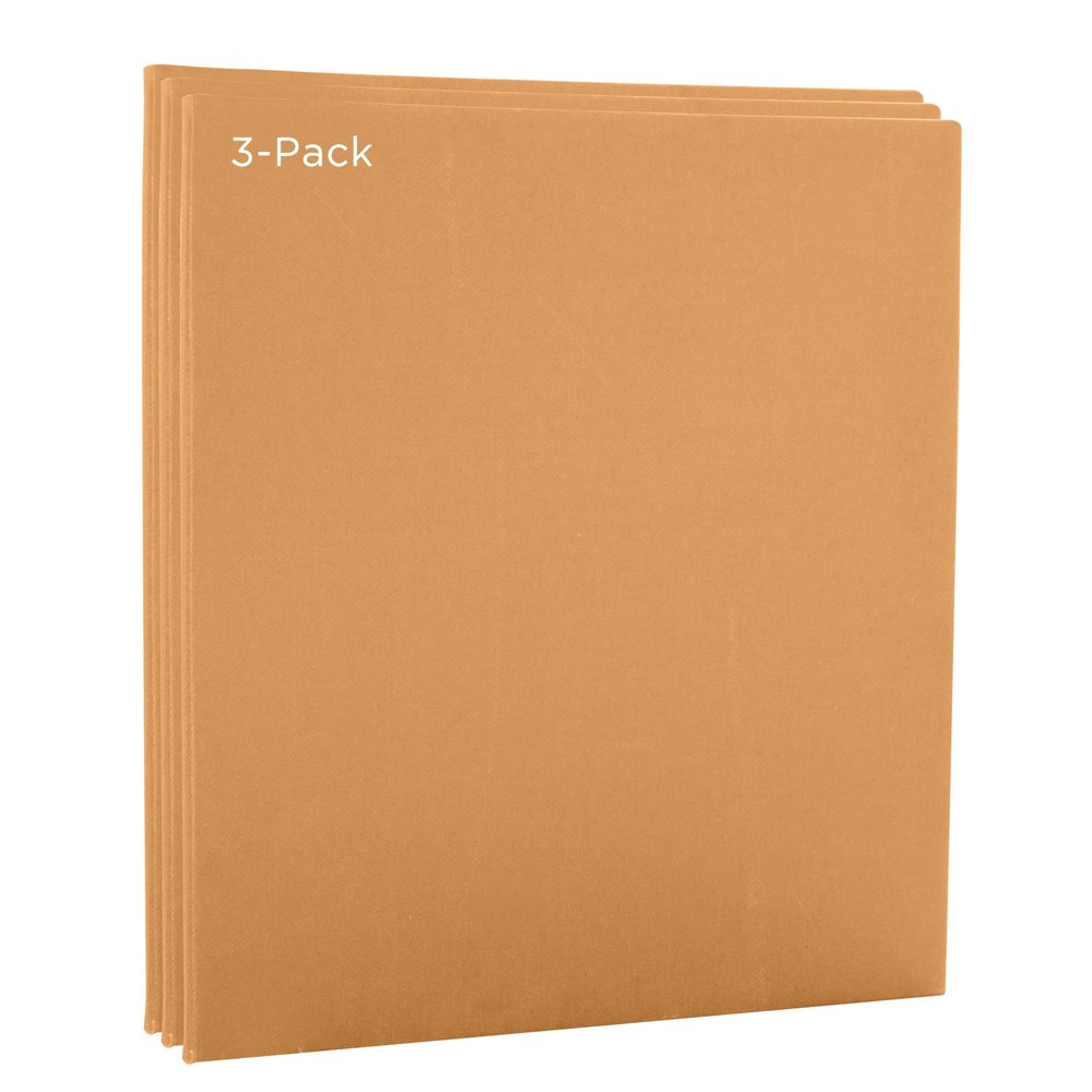 Paramount Pro-Tones All-Media Toned Canvas Panels 3-Pack - Triple-Primed 100% Cotton Canvas, Non-Reflective Colors - Sahara 8x10
