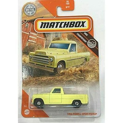 DieCast Matchbox 1956 Powell Sport Pickup, MBX Countryside 90/100 (Pastel Yellow)
