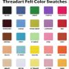 Threadart Premium Felt by The Yard - 36" Wide - Light Grey | Soft Wool-Like Feel | 1.2mm Thick Fabric for DIY Crafts, Sewing, Crafting Projects | Compatible with Cricut Maker view 2