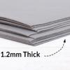 Threadart Premium Felt by The Yard - 36" Wide - Light Grey | Soft Wool-Like Feel | 1.2mm Thick Fabric for DIY Crafts, Sewing, Crafting Projects | Compatible with Cricut Maker view 3