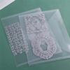 20 Pcs Large 11.5"X9" Stamp & Die Storage Pockets Resealable Clear Plastic Seal Bags Storagefor Cutting Dies Stencil Album Stamp Crafts for DIY Scrapbooking Paper Card Craft Cutting Dies Storage view 3
