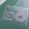 20 Pcs Large 11.5"X9" Stamp & Die Storage Pockets Resealable Clear Plastic Seal Bags Storagefor Cutting Dies Stencil Album Stamp Crafts for DIY Scrapbooking Paper Card Craft Cutting Dies Storage view 4