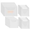 30Pieces Clear Die & Stamp Plastic Storage Bag, 3Size Resealable Large Envelope Pocket for DIY Scrapbooking Paper Card Craft Making and Cutting Dies Stencil (7.1"x5.1";6.4"x6.4";4.75"x4.75") view 1