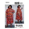 Simplicity Misses' Pullover Top, Shorts and Skirt by Mimi G Sewing Pattern Kit, Code S9551, Sizes 18W-20W-22W-24W-26W, Multicolor view 1