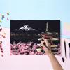 SMDSAZ City Adult Decompression Scratch Painting Toy Night Scene DIY Handmade Scratch Painting Creative Birthday Gift (Color : 3) view 2