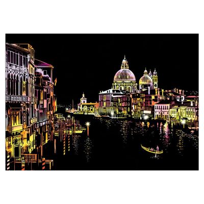 SMDSAZ Scraping Painting Adult Decompression Toy Night DIY Hand-Painted (Color : I, Size (Inch) : 40.5x28.5cm)