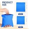 Sanwuta 8 Pcs Zippered Silver Storage Bags Anti Tarnish Silver Pouches Keeper Jewelry Storage Protector Bags(7.9 x 7.9 Inch,Navy Blue) view 2