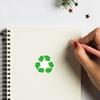 Recycle Stickers 1in for Scrapbooking, Arts, Craft, Kids DIY, Journals 80-Pack view 3