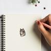 Wolf Stickers 1in for Scrapbooking, Arts, Craft, Kids DIY, Calendars Journals 80-Pack view 3