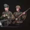 Goodmoel 1/12 WWII German Officer and Guard Resin Figure Bust Model/Unassembled and Unpainted Soldier Die Cast Kit/YV-763 view 2