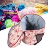 Portable Knitting Storage Bag, Large Capacity Craft Organizer to Store Crocheting, Portable Yarn Storage Hook Needle Sewing Tool Accessories Case(Large drum) view 2