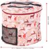 Portable Knitting Storage Bag, Large Capacity Craft Organizer to Store Crocheting, Portable Yarn Storage Hook Needle Sewing Tool Accessories Case(Large drum) view 3