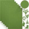 Twavang 24 Sheets Green Glitter Cardstock Paper, A4 Premium Sparkly Paper for Scrapbook, DIY Projects, Party Decoration, Gift Box Wrapping 250GSM/92lb view 1