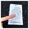 HANRUO 10g Ultrathin Mix 2.5mm 4mm Star Sequins Nail Glitter Paillettes Silver PET Sequin Nails Manicure Material (Color : 6 Light Green, Size : Mix 2.5-4mm) view 2