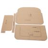 Pssopp Bag Acrylic Stencil, Leather Craft Purse Template Wallet Leather Pattern Acrylic Leather Templates Bag Stencil Template DIY Leather for Bags view 1