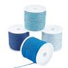 PH PandaHall Blue Nylon Thread 0.8mm Beading Cord Braided Nylon String Chinese Knotting Cord Macrame Thread for Friendship Bracelets Beach Surfer Crafting Christmas Tree Ornament, 196 Yard view 1