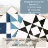 Pre Drawn Barn Quilt | Unfinished Wood Quilt Block Painting Sign | DIY Painting Craft Kit for Adults | Farmhouse Wall Art and Quilting Decor (15 inches, Log Cabin) view 4