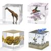 FineInno 3" Square Resin Mold,Large Cube Silicone Mold for Resin Casting,Transparent Deep Cube Epoxy Molds for Home Decor, Flowers Preservation view 1