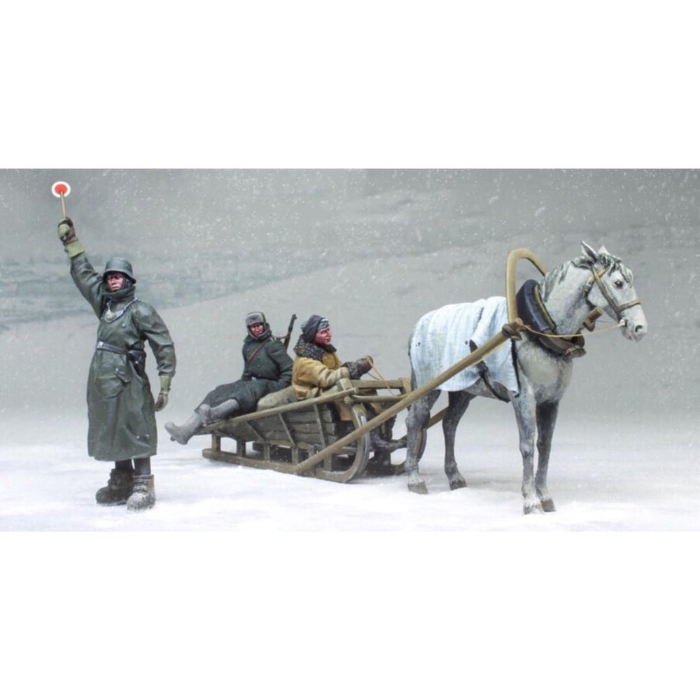 Goodmoel 1/35 WWII German Soldier Resin Figure/Unassembled and Unpainted Soldier Miniature Kit/HC-3032