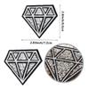Rhinestone Decorative Patches 10pcs Bling Diamonds Iron on Repair Patches Iron on Appliques for DIY Clothing Hat view 2