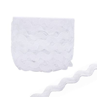 Floral Lace Ribbon 50 Yards Stretchy Embroidered Tulle Lace Trimming Fabric for Sewing Crafts Wedding Party Decorations