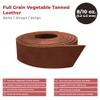 ELW Vegetable Tanned Leather 8-10 oz (3.2-4mm) Russet Straps, Belts, Strips Size: 1-1/2"x94" (3.8x238cm) Full Grain Veg Tan Tooling Leather Cowhide Heavy Craftsmen Grade AB for DIY, Tooling, Carving view 3