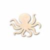 Unfinished Wood Octopus Shape Ocean Craft up to 46" DIY 12" / 1/8" view 1