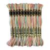 Magical Color Variegated Cross Stitch Thread Color Variations Embroidery Floss Pack, 8.7-Yard, Wildflowers, Pack of 12 Skeins view 1