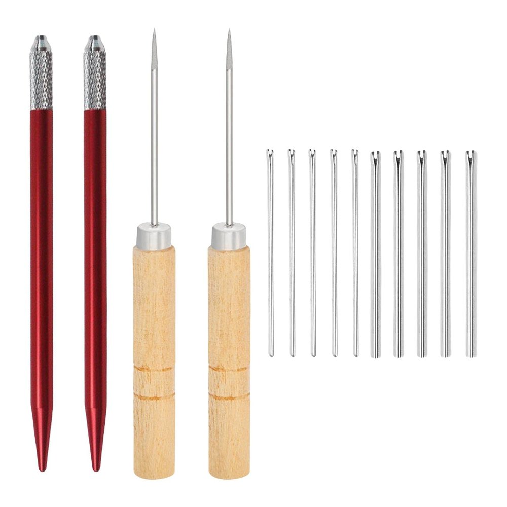 AMLESO Doll Hair Rooting Tools, Doll Making Supplies, s, Doll Hair Rooting DIY Making Kit, Spare Parts, 1 Set, Easy to Use, 5x0.6mm5x0.8mmNeedle
