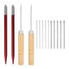 AMLESO Doll Hair Rooting Tools, Doll Making Supplies, s, Doll Hair Rooting DIY Making Kit, Spare Parts, 1 Set, Easy to Use, 5x0.6mm5x0.8mmNeedle view 1