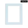 11x17 Mat for 16x20 Frame - Precut Mat Board Acid-Free Baby Blue 11x17 Photo Matte Made to Fit a 16x20 Picture Frame, Premium Matboard for Family Photos, Show Kits, Art, Picture Framing, Pack of 1 Mat view 2