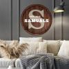 Unfinished 9 Inch Wooden Letters L Times Font, Unpainted Blank Alphabet Letter Craft for Decorating, Home Decor Classic DIY view 2