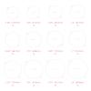 CandMak Candle Dust Covers, 48pcs Blank White Matte Candle Dust Lid with Pull Tab for Candle Making (12 Sizes) view 2