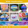 Colorful Acrylic Painting Kit - Paint Supplies Set with 24 Colors, 30 Brushes, 5 Canvases, 1 Pad, 2 Palette, 2 Sponge & 1 Wood Easel - Art Acrylic Paint Set for Beginners, Kids, Adults view 4