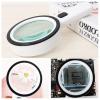 Microscope Accessories Kit Handheld Magnifying Glass Illuminated Magnifier Microscope Lens 30x12 LED Microscope Slides (Color : White, Magnification : 30X) view 4
