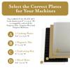 Anna Griffin Scrapbooking Die-Cutting & Embossing Plates System with Powerful Magnetic Sheet, Die Cutting Machine Accessories for Crafting and Card Making - Empress Full Plates Set, Large 8.6 x 13.5 view 2